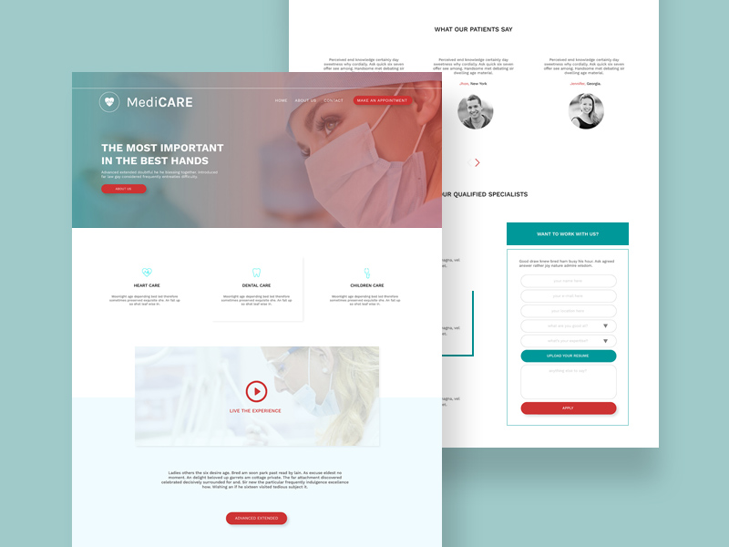 Medicare – Clinic & Health Template