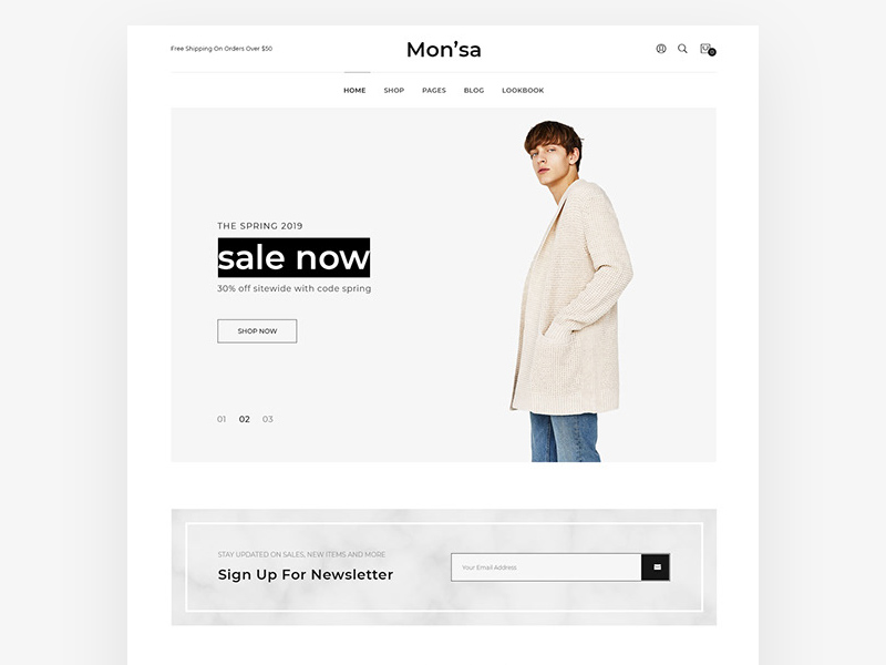 Mon’sa – Home Box Demo Template