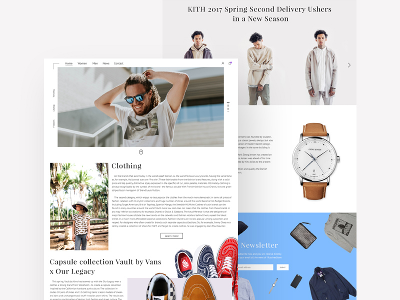 Napashi Shop Design Template