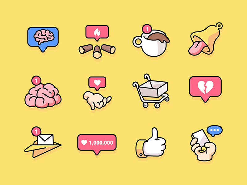 Notification Icons Adobe Xd Resource Free Xd Templates