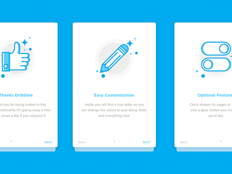 Onboarding UI Design Screens