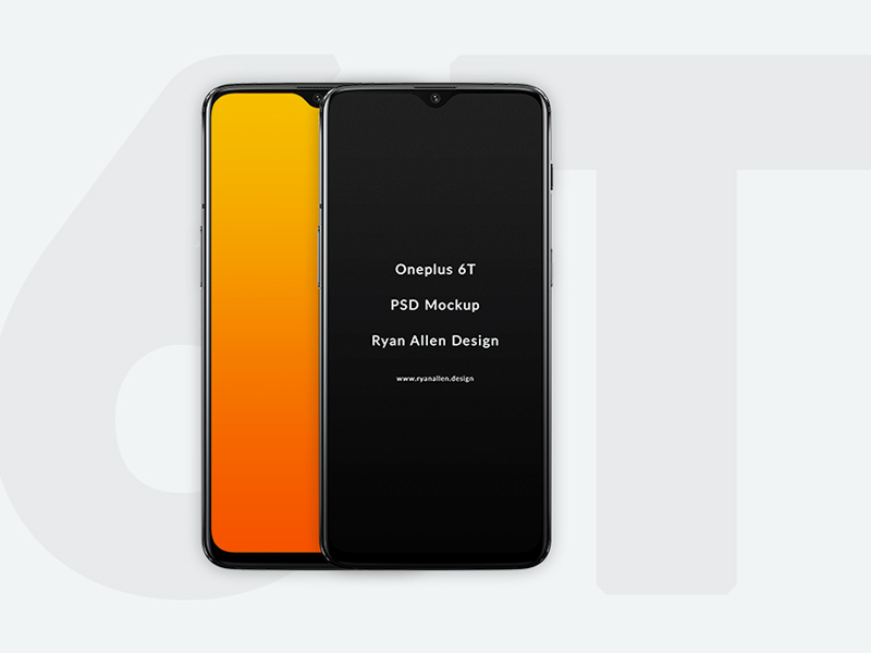 OnePlus 6T Mockup