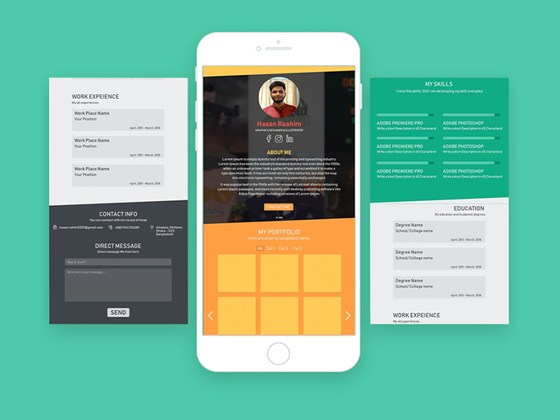Personal Portfolio Website Template