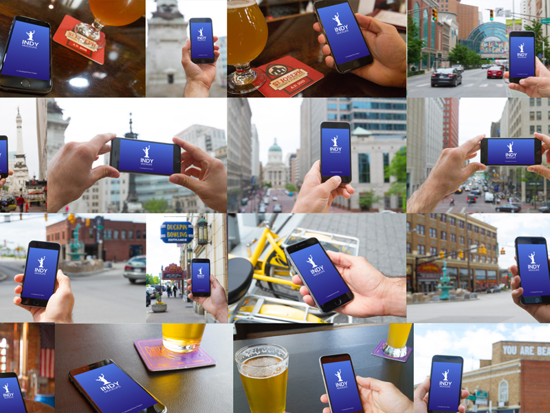 Photo Realistic iPhone Mockups In Indianapolis