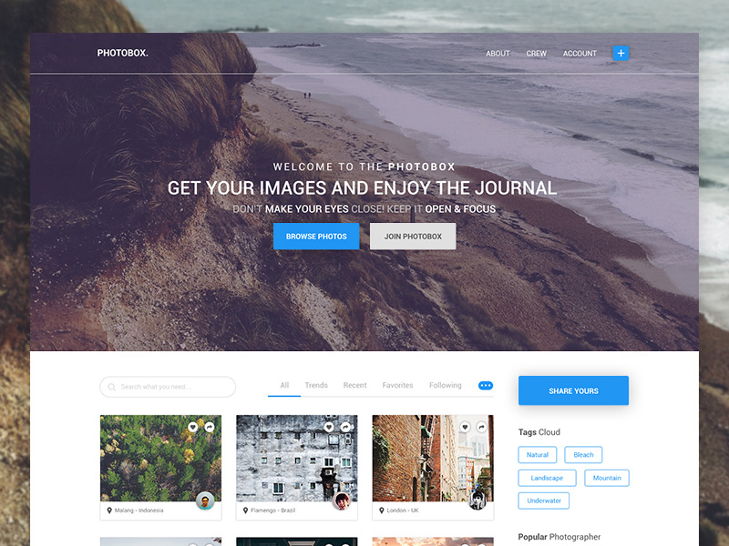 Photobox Photographers Blog