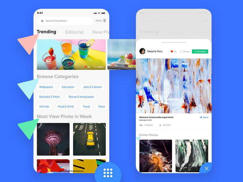 Photography App Concept Design