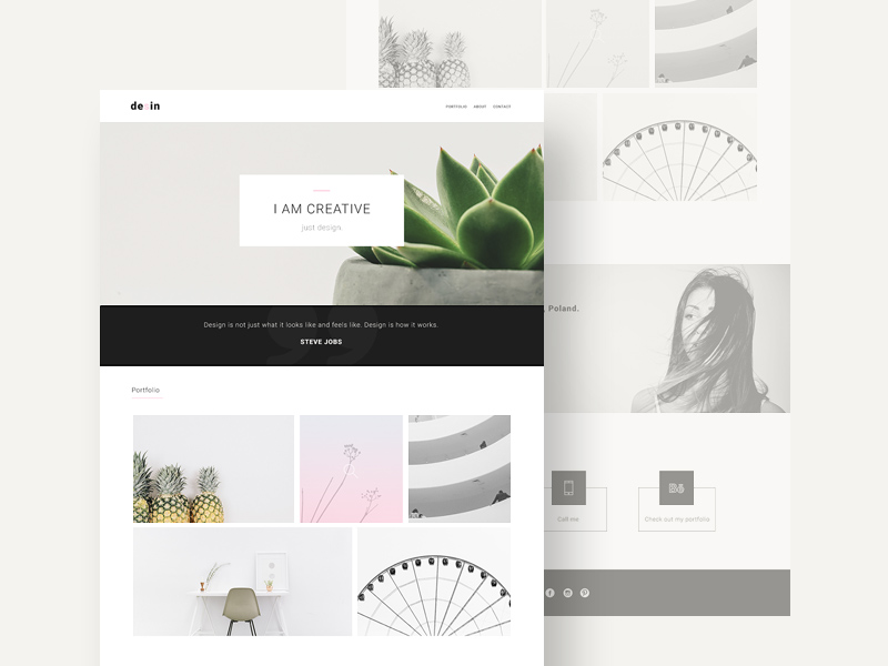 Desin Portfolio Template