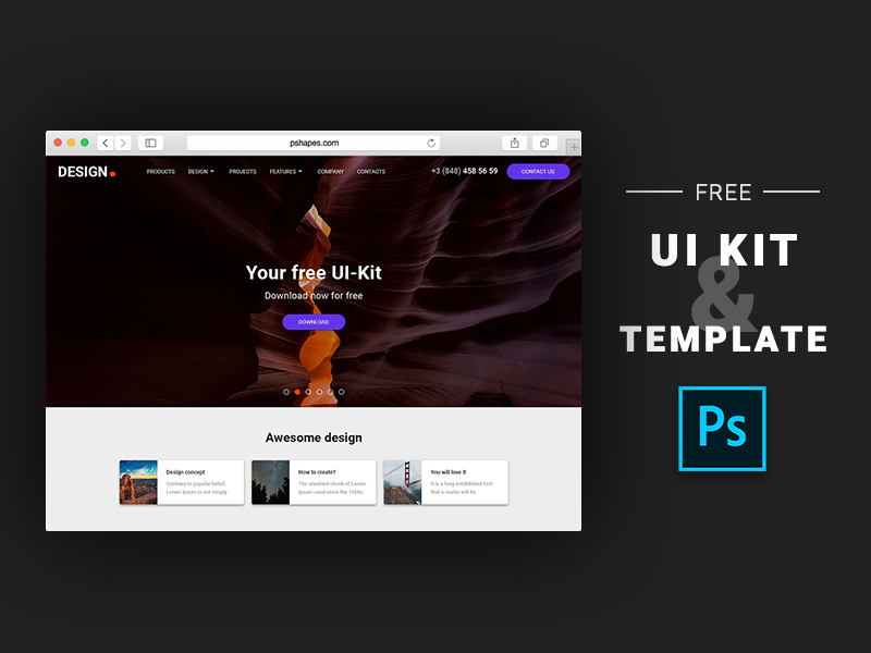 Flight App UI Kit | Free PSD Template | PSD Repo