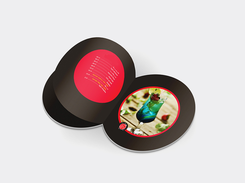 Round Flyer Mockup