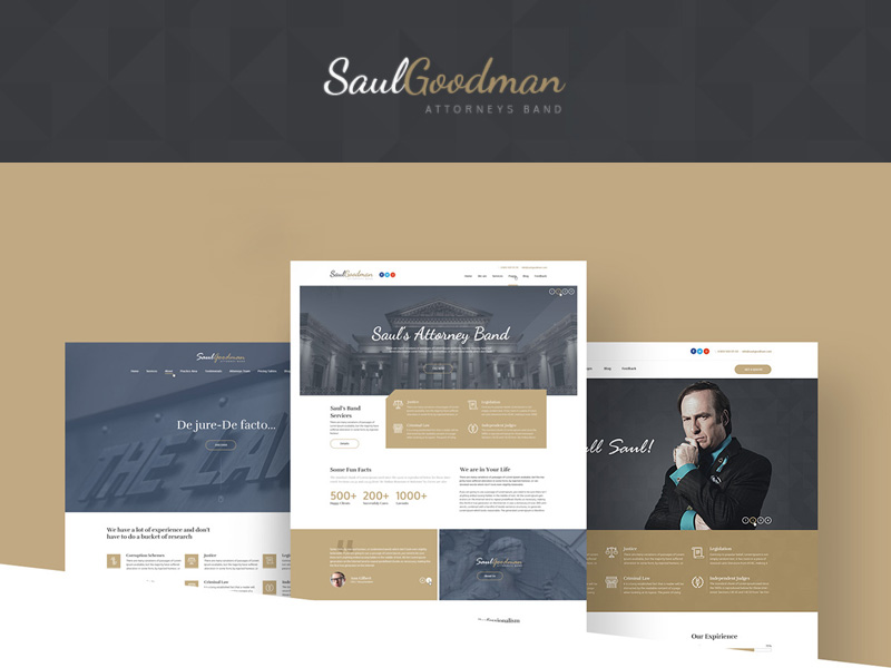 Saul Goodman Law & Attorneys Template