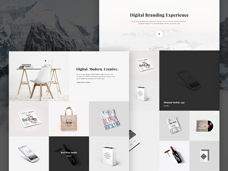Snow Portfolio Template