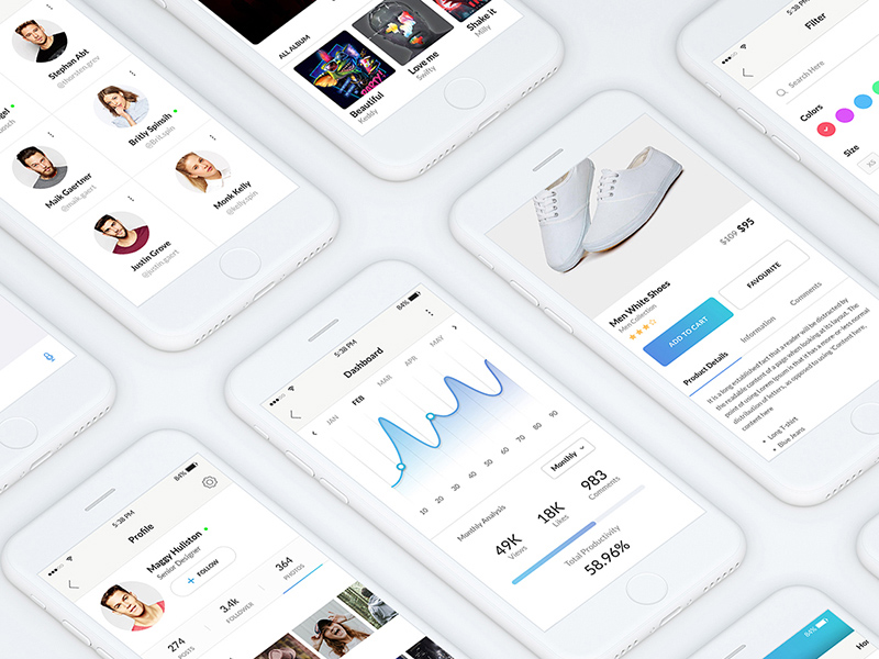 Sobo Mobile UI Kit Demo