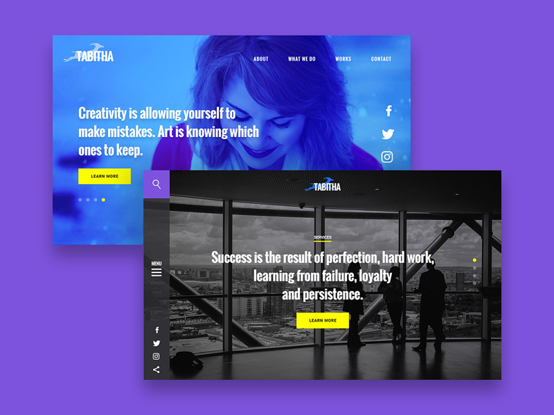 Tabitha Multipurpose Website Template