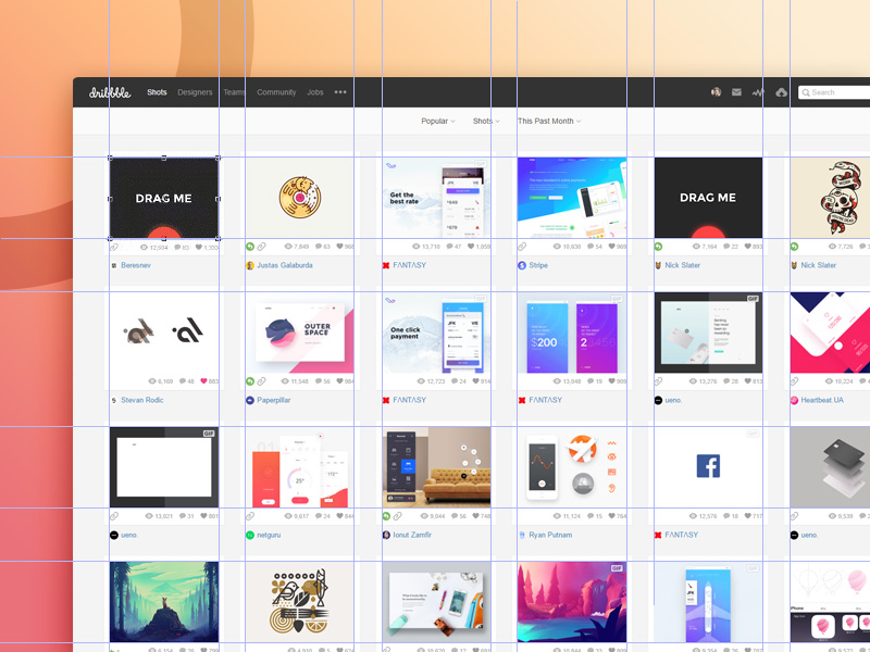 The Dribbble Shot Previewer