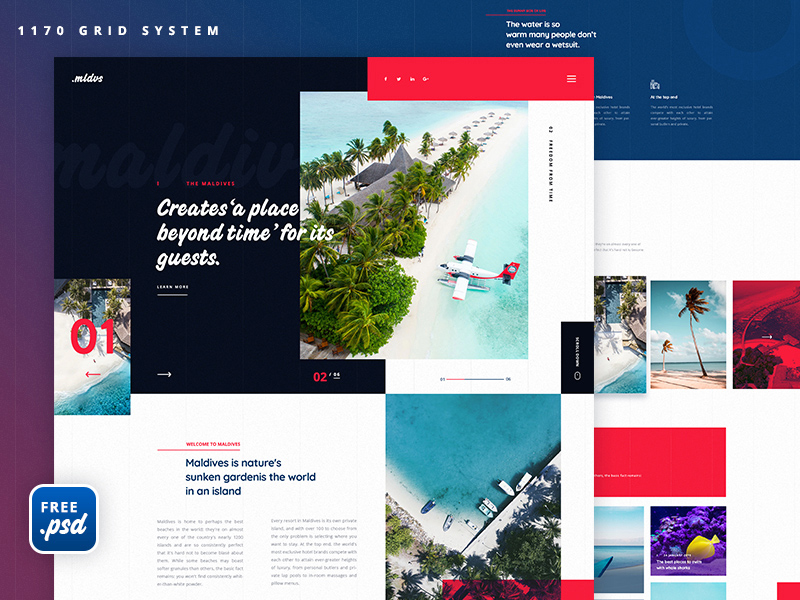 Travel Home Page Template