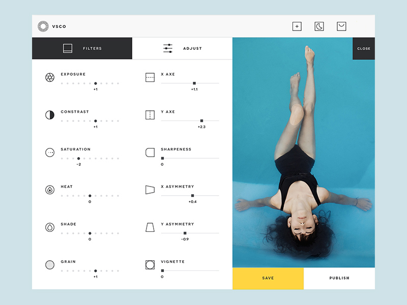 Vsco Desktop App Design Free Psd Template Repo Vsco Desktop App Design Free Psd