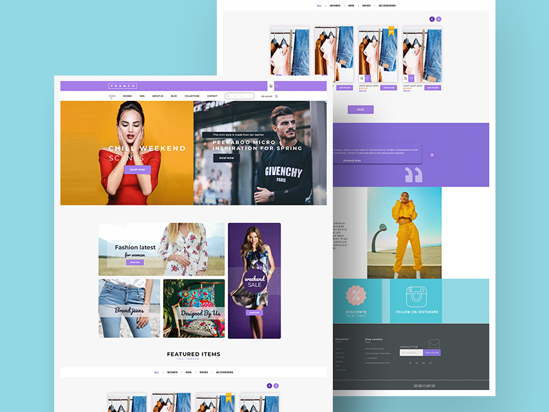 Fashion Website Template