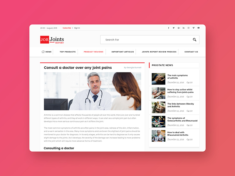 Website PSD Template