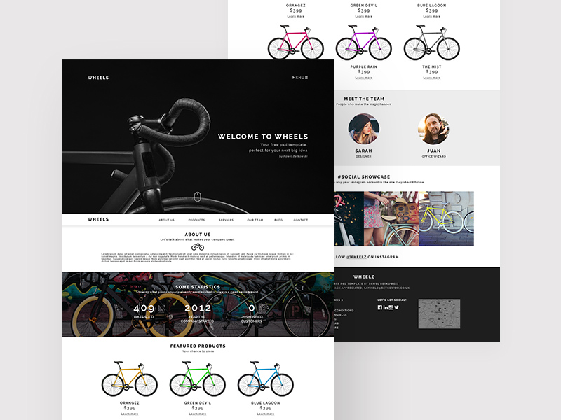 Wheelz – eCommerce Template